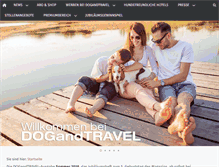 Tablet Screenshot of dog-and-travel.com